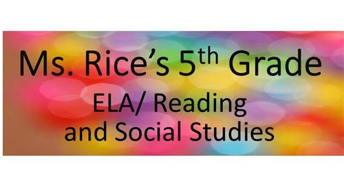 ELA/Reading and Social Studies 